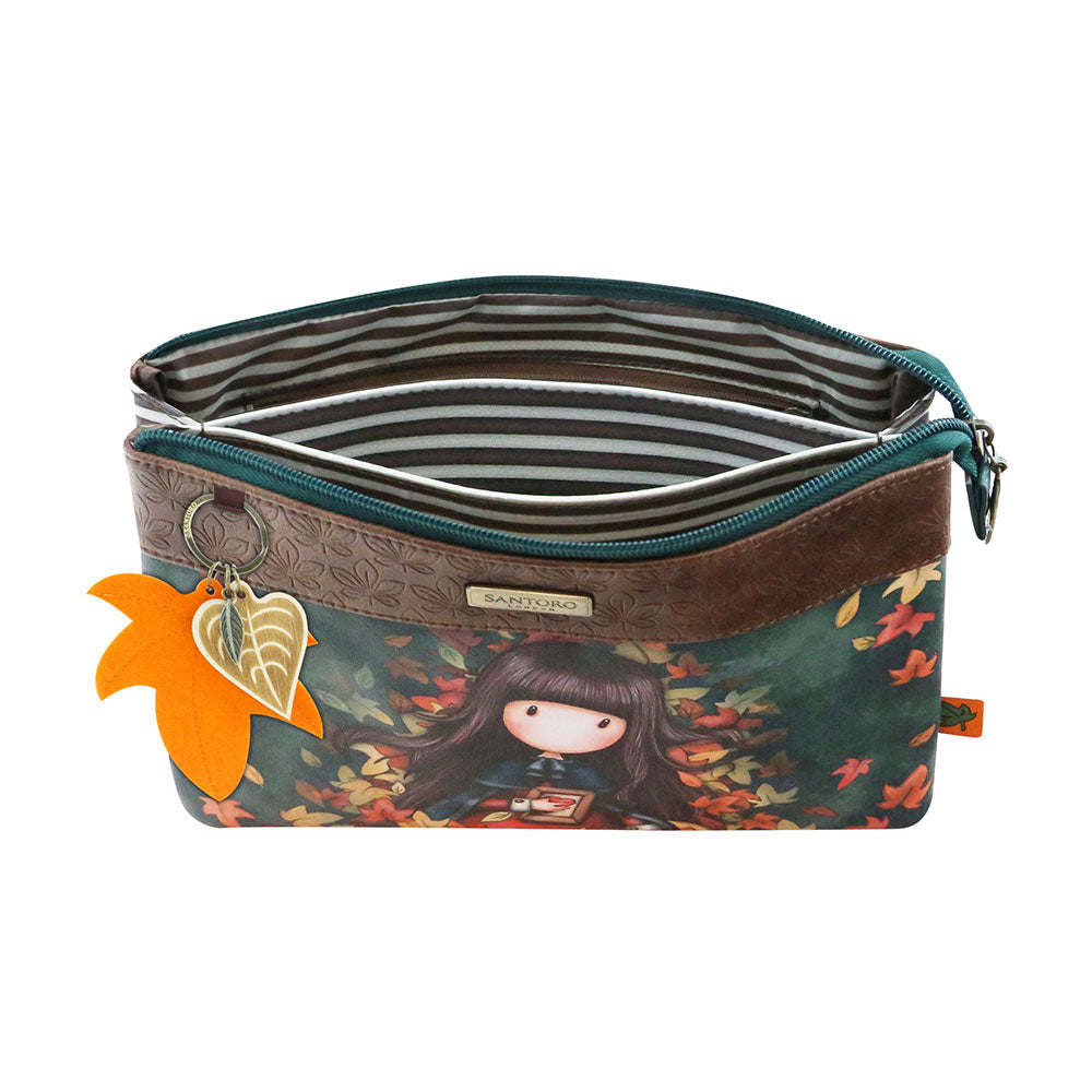 Чанта с 2 вътрешни отделения Santoro Gorjuss Autumn Leaves