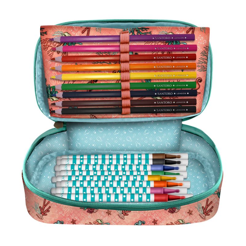 Объл несесер със съдържание Santoro Gorjuss Making Waves - Washed Ashore