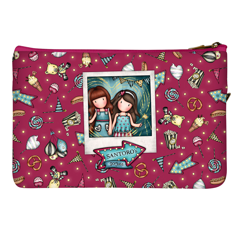 Плосък несесер с джоб Santoro Gorjuss Fireworks