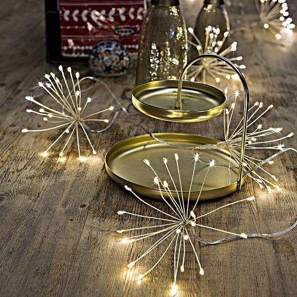 ЛАМПИЧКИ ТИП БУКЕТ,120MINI LED,3хАА И ТАЙМЕР,WW СВЕТЛИНА