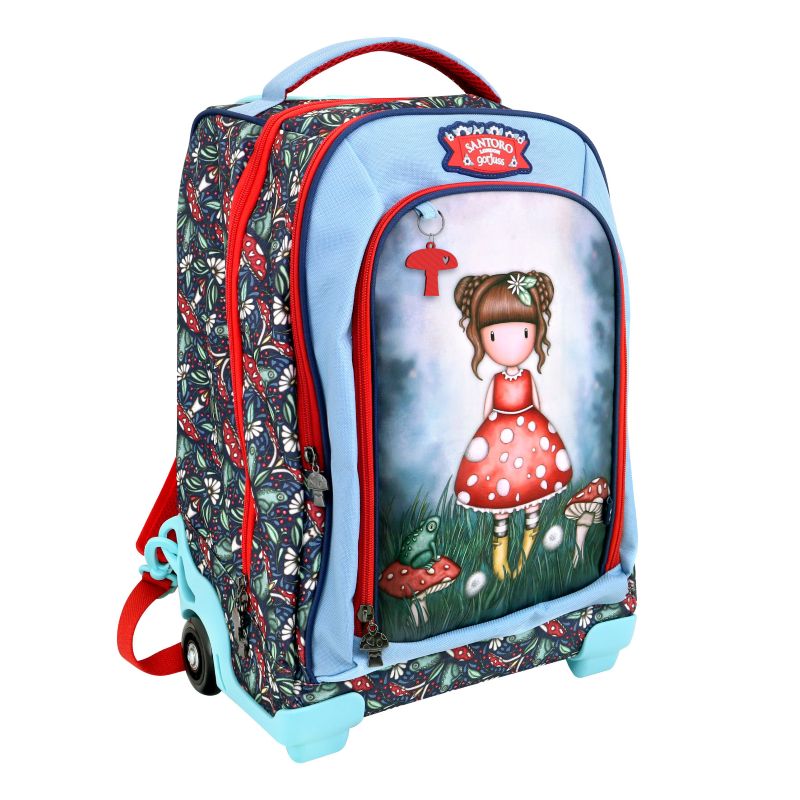 Ученическа раница на колела Santoro Gorjuss In The Forest - Little Mushroom