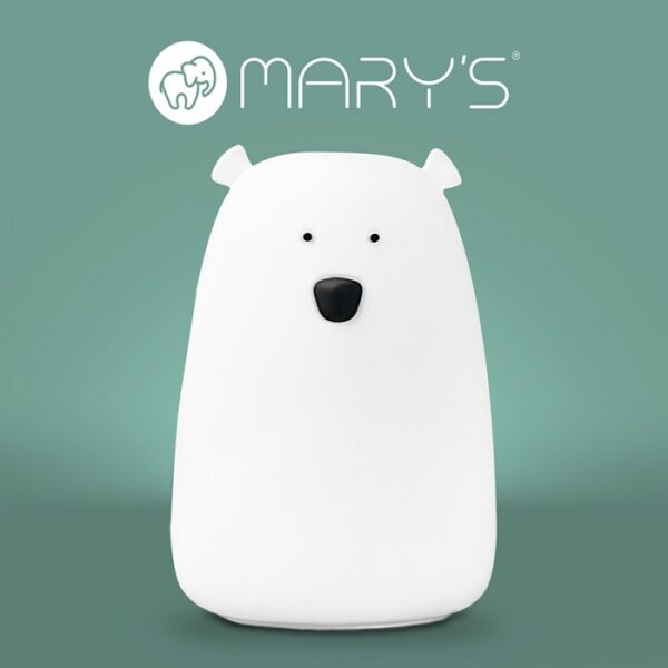 Детска нощна лампа LED RGB MARY’S Мече с дистанционно