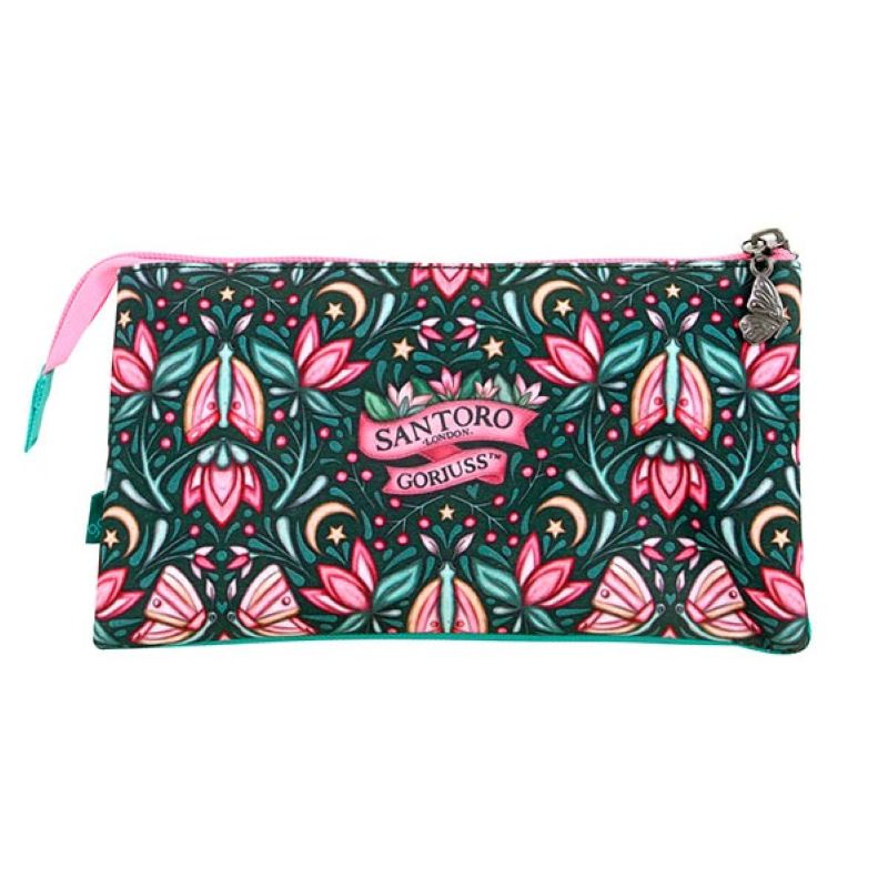 Несесер с 3 отделения Santoro Gorjuss In The Forest - Woodland Wildflower