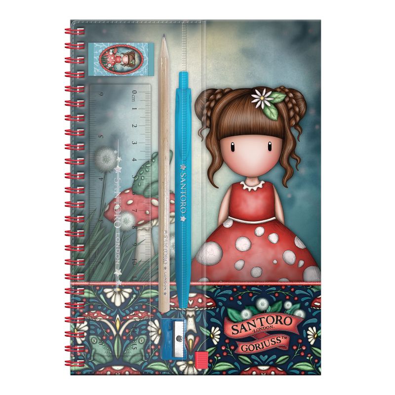 Комплект с ученически пособия Santoro Gorjuss In The Forest - Little Mushroom