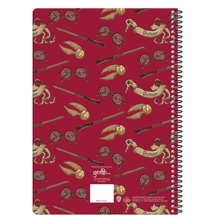 Тетрадка А5 Harry Potter Expecto Patronum спирала, 60 листа