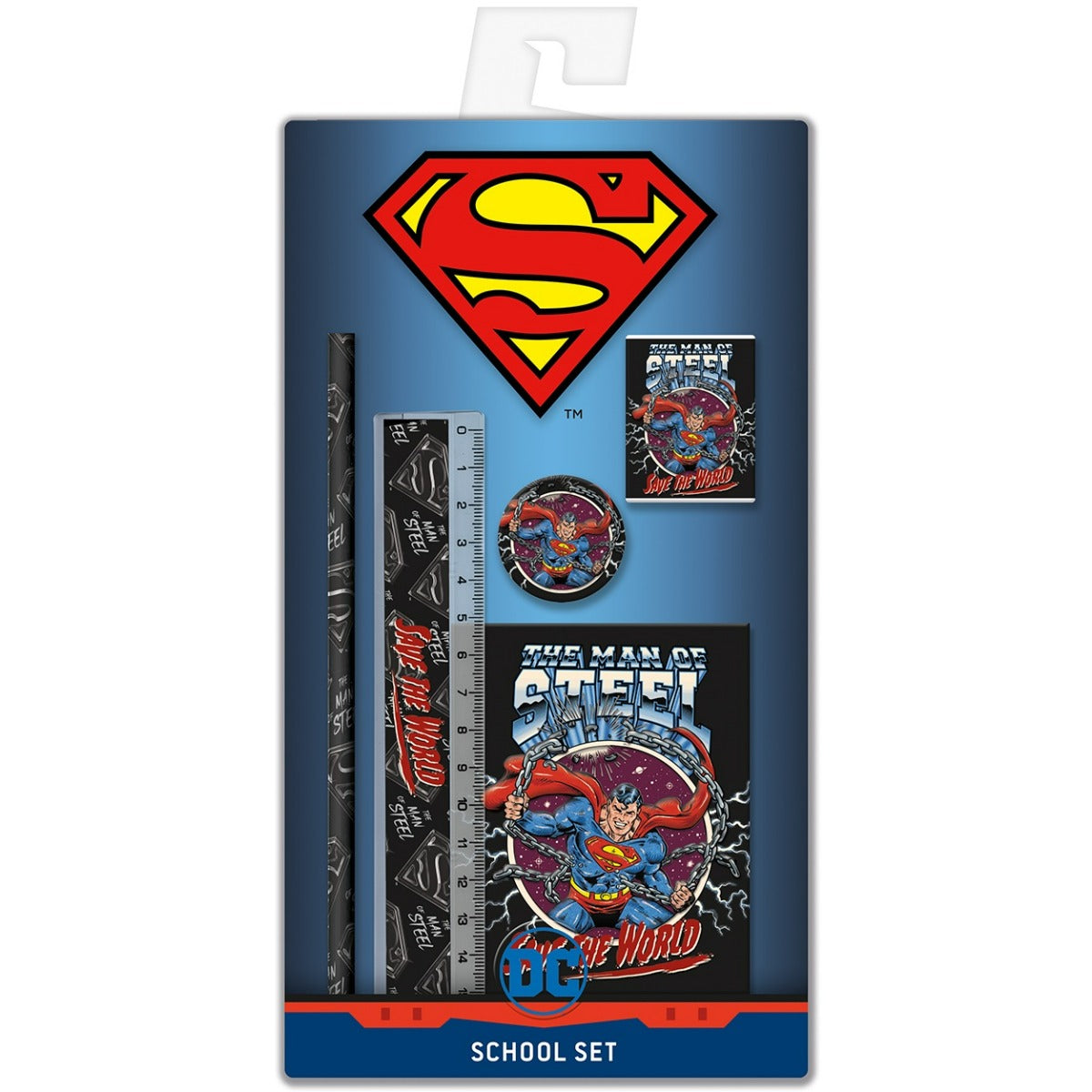 Ученически комплект Superman Black