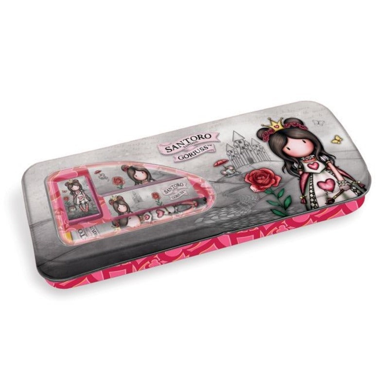 Метална кутия с пособия Santoro Gorjuss Finding My Way
