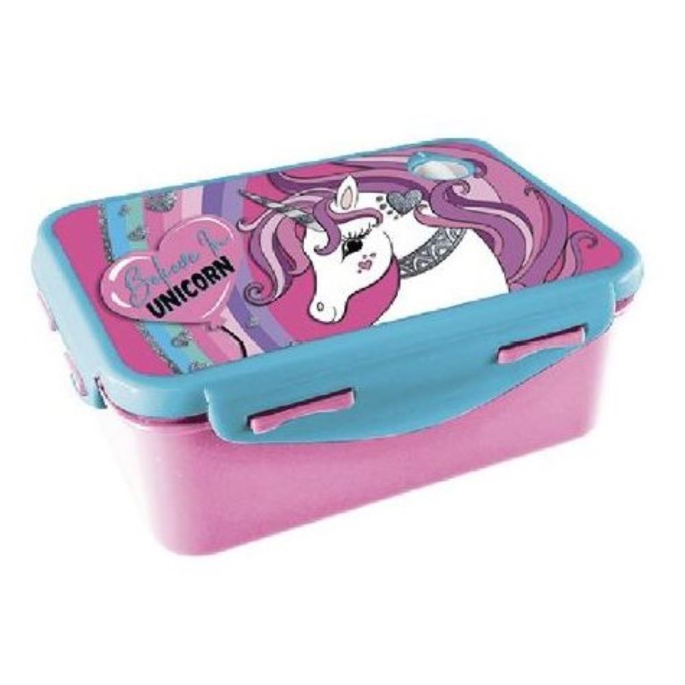 Пластмасова кутия за храна Believe in Unicorn