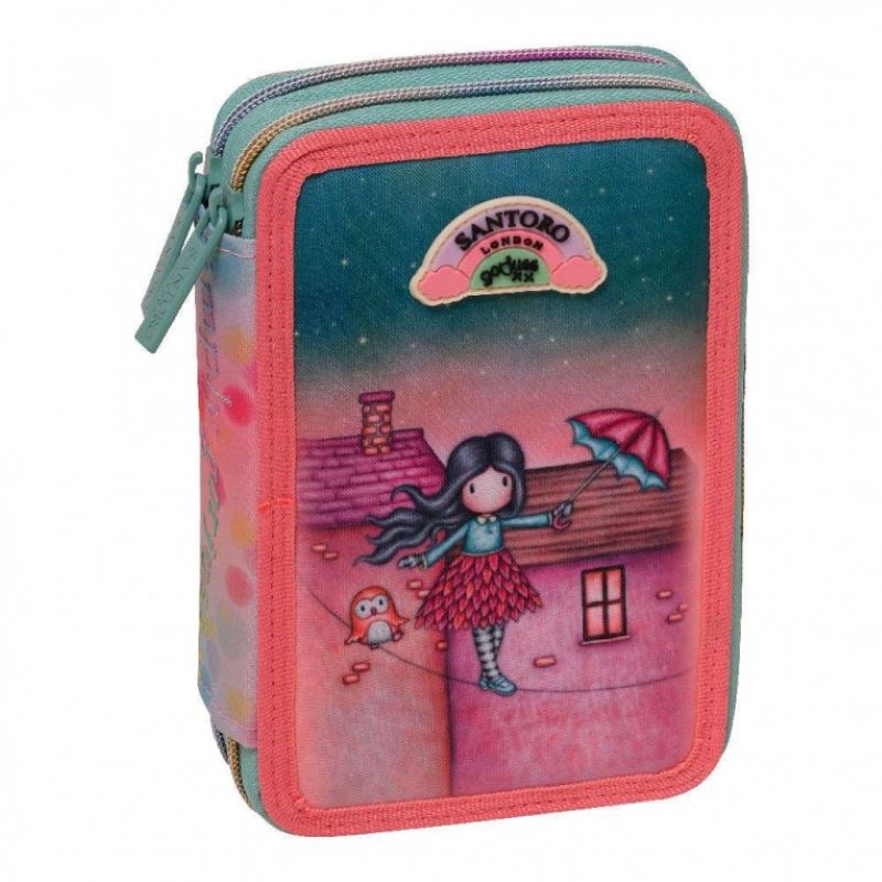 Ученически несесер Gorjuss Light As a Feader със съдържание