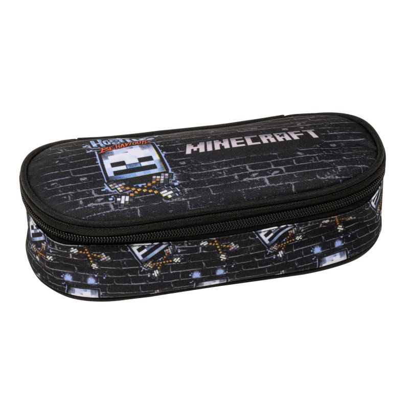 Овален ученически несесер Minecraft Wall