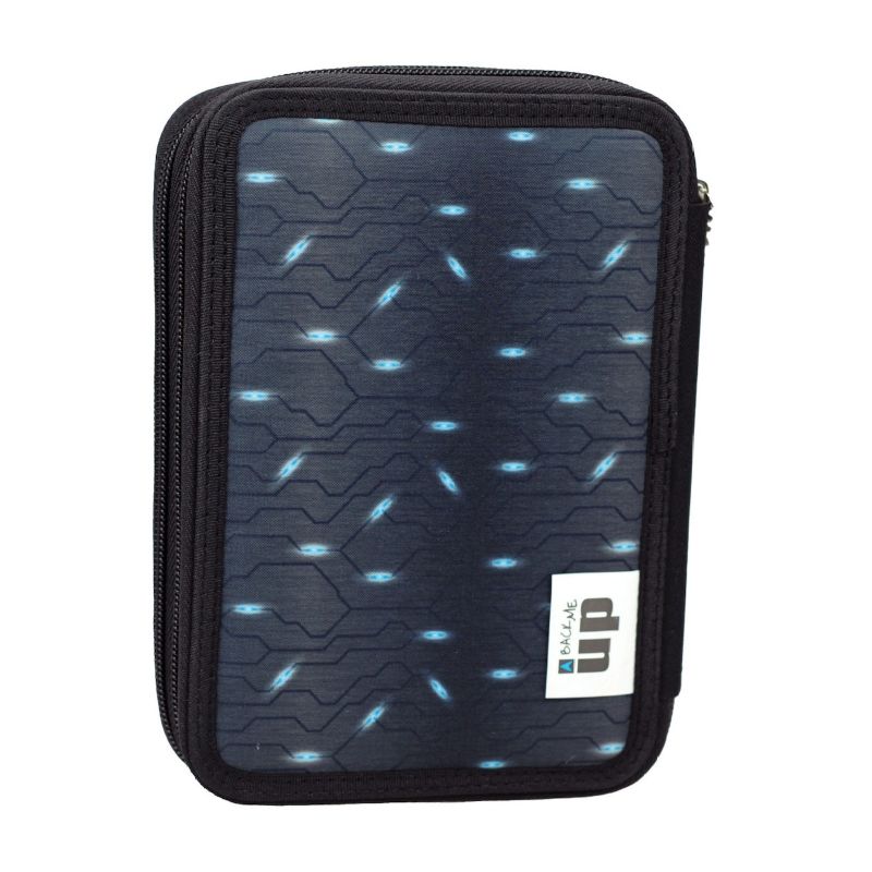 Ученически несесер със съдържание и две отделения Dinosaur Alien