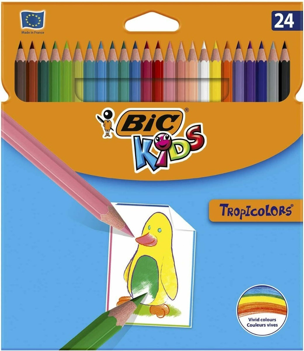 Моливи BIC Tropicolors 24 цвята