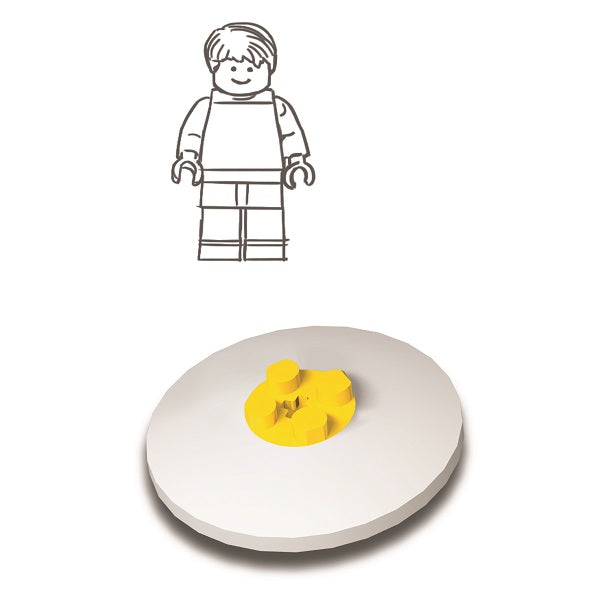 LEGO гумички - 2 бр. (синьо и жълто)