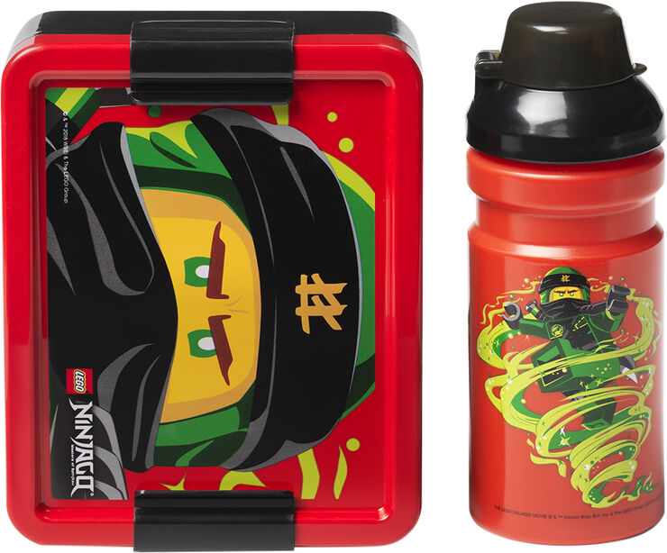 LEGO NINJAGO Lunch сет - черен/червен