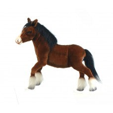 Плюшен Клайдсдейл Кон Като Истински от Hansa Toy