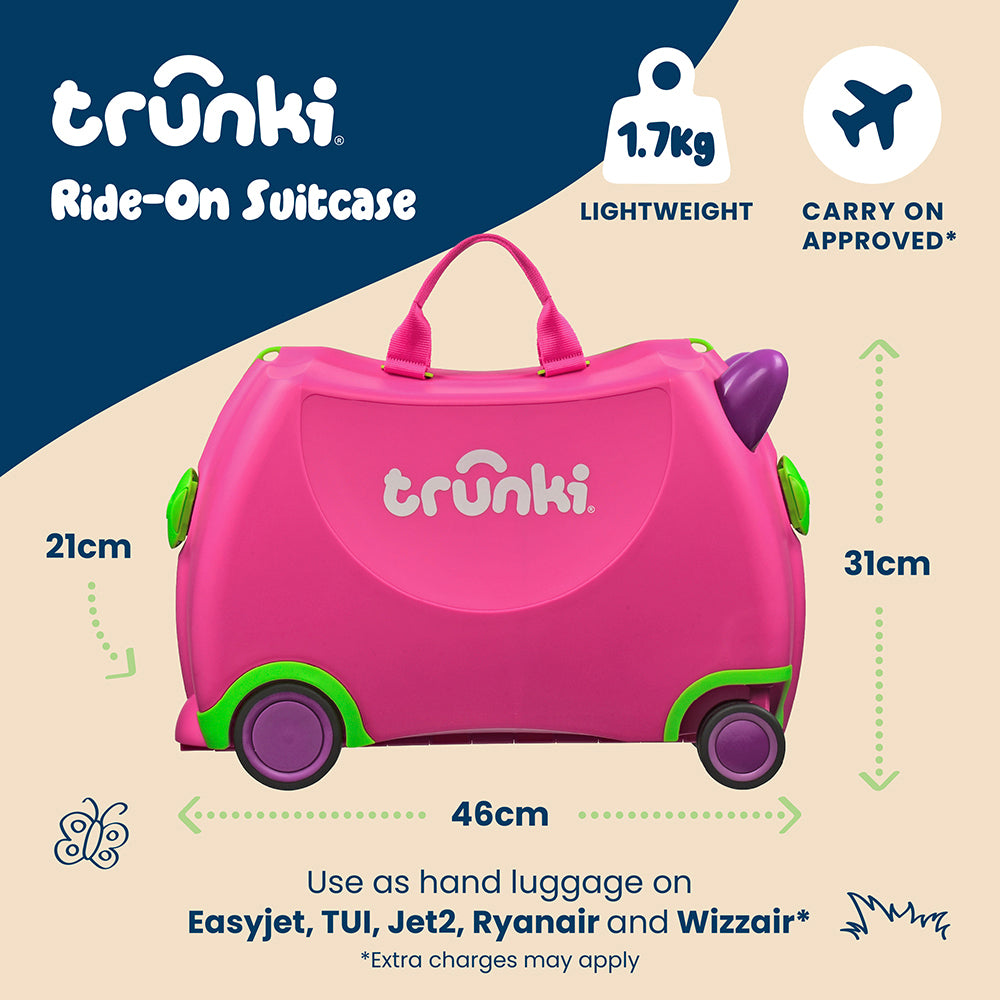 Детски куфар за яздене Trunki Trixie