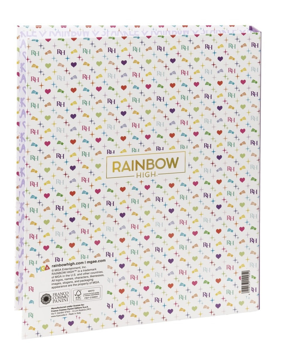 Папка класьор с рингове Rainbow High, Асортимент