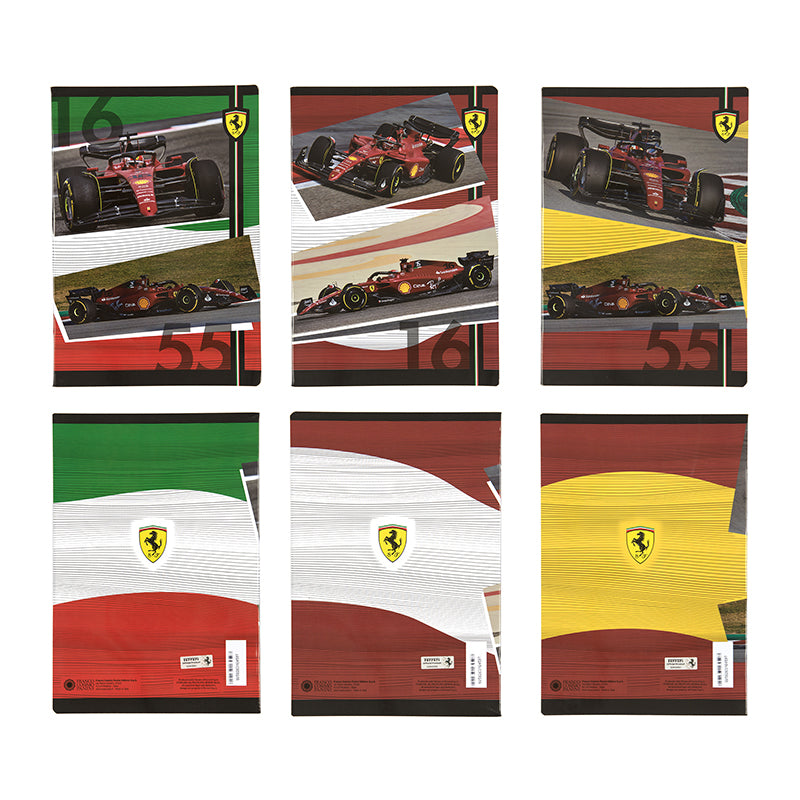 Тетрадка А4 Ferrari Formula 1, 40 листа, Асортимент, 3 вида
