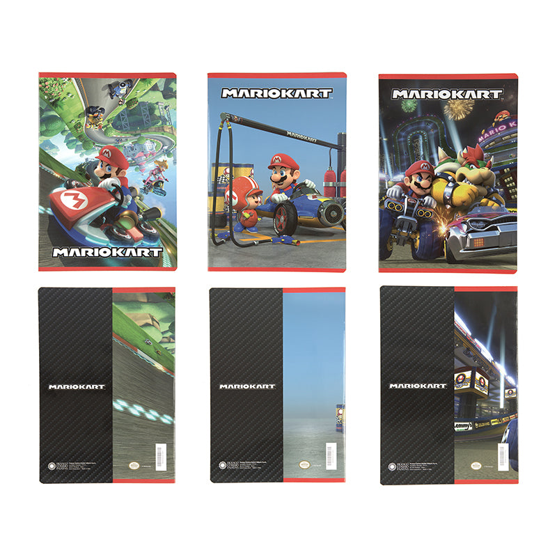 Тетрадка А4 Super Mario Mariokart, 40 листа, Асортимент, 3 вида