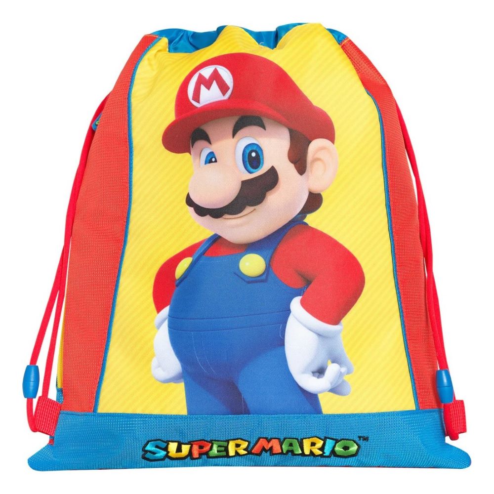 Ученическа спортна торба Super Mario Tricolore