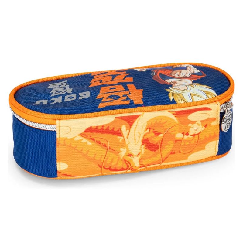 Ученически овален несесер DragonBall Goku Blue/Orange