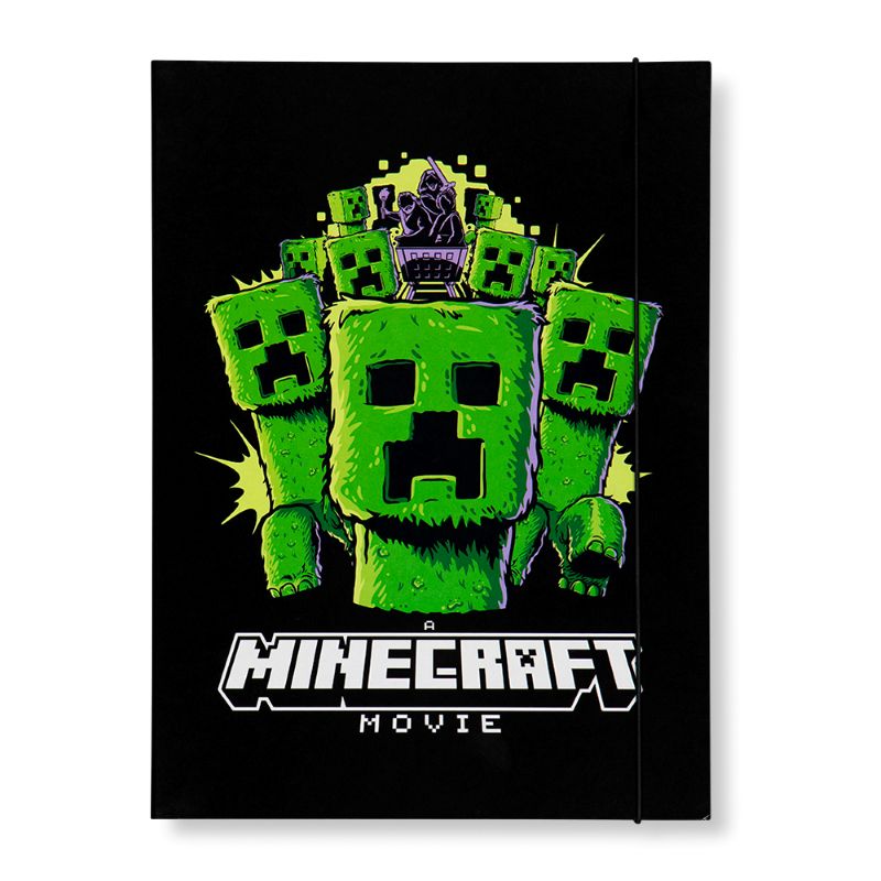 Папка с ластик Minecraft Movie, 2 вида, Асортимент