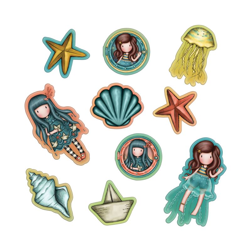 Стикери Santoro Gorjuss Making Waves - Deep Secrets