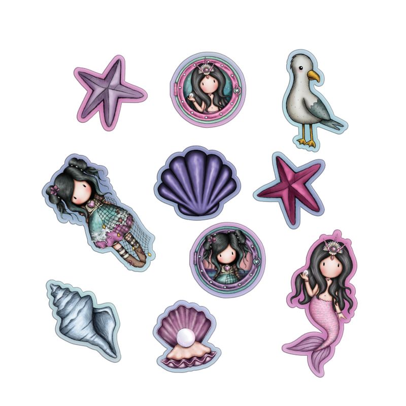 Стикери Santoro Gorjuss Making Waves - The World Is Your Oyster