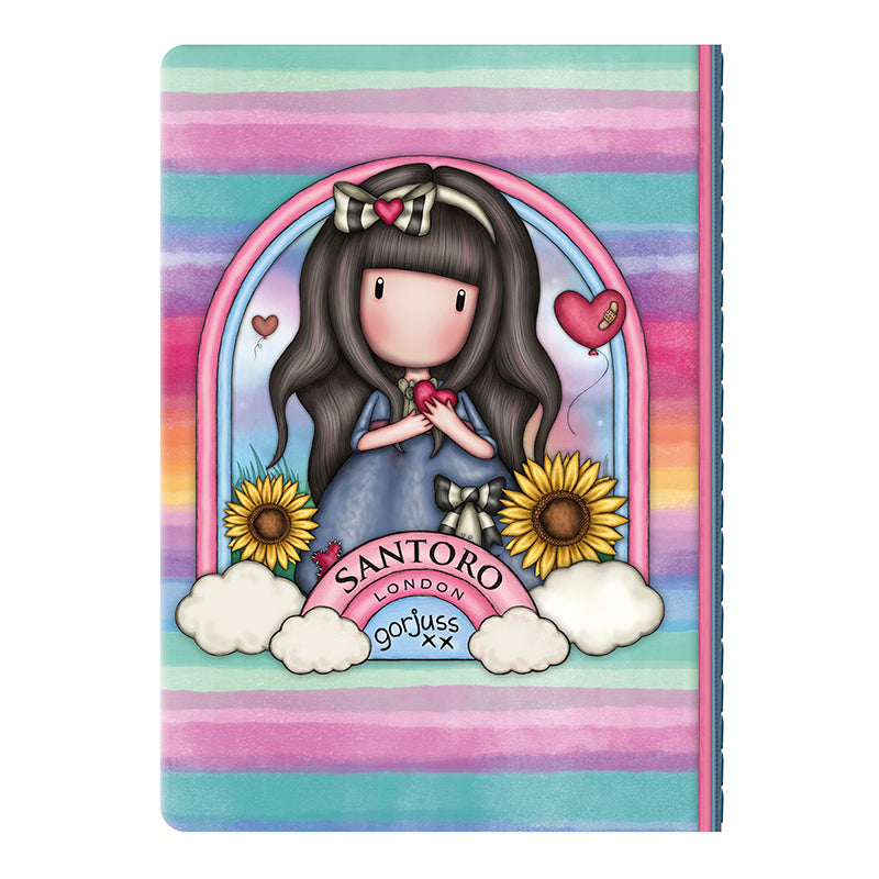 Малка тетрадка със стикери Santoro Gorjuss Be Kind To Yourself