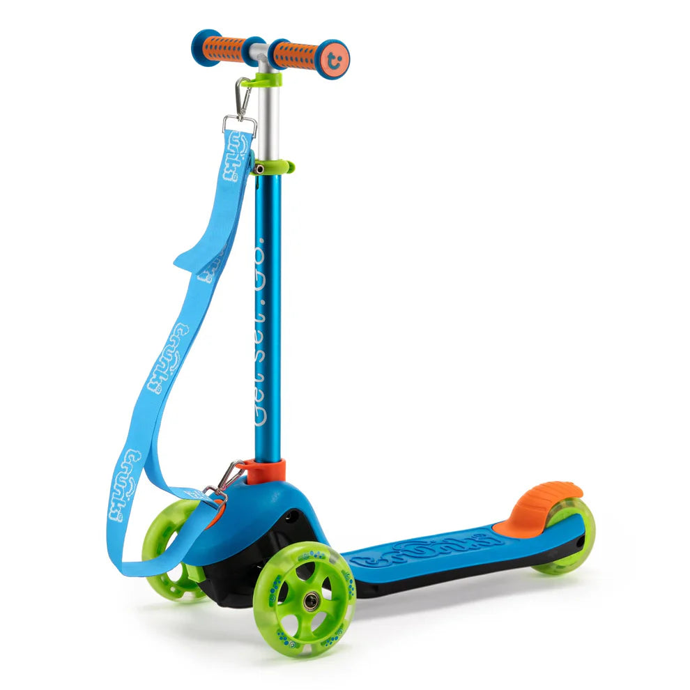 Детска тротинетка Small Trunki, синя
