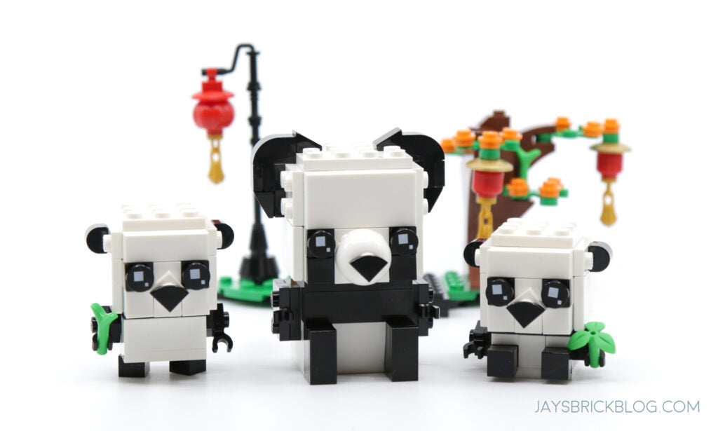 Lego BrickHeadz - Chinese New Year Pandas 40466