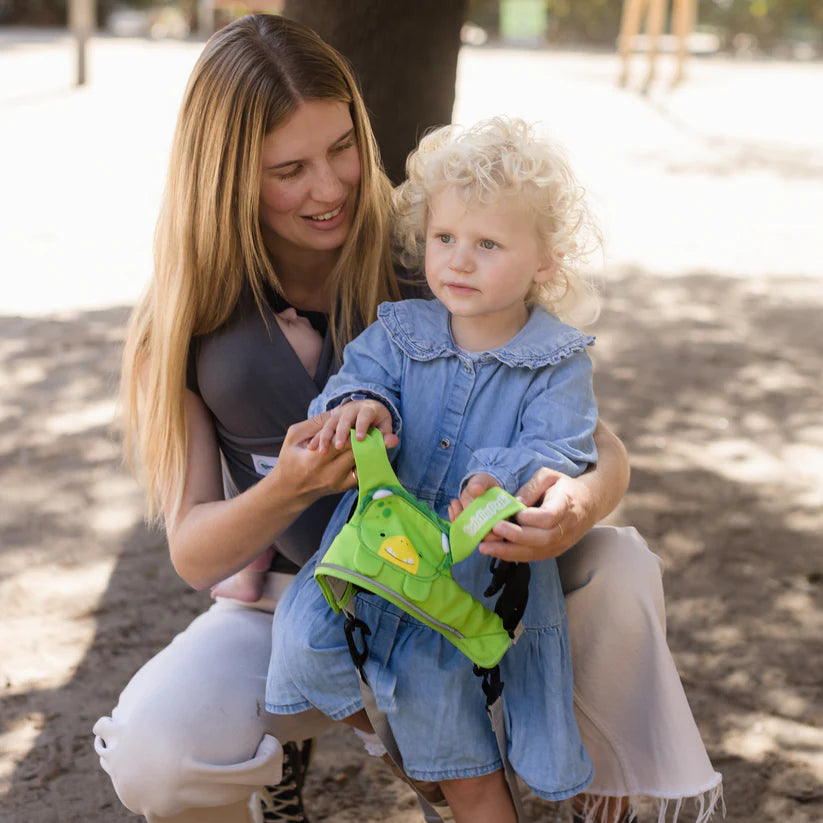 Зелен Колан за Прохождане Dudley Toddlepak Trunki