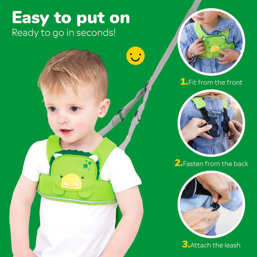 Зелен Колан за Прохождане Dudley Toddlepak Trunki