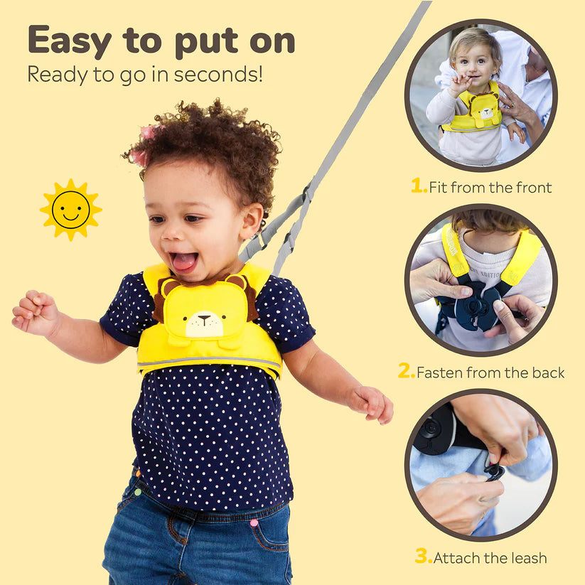 Жълт Колан за Прохождане Leeroy Toddlepak Trunki