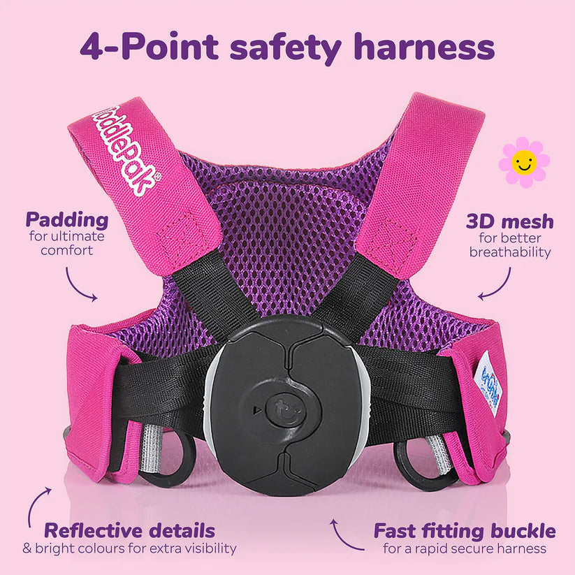 Розов Колан за Прохождане Pink Betsy ToddlePak Bert
