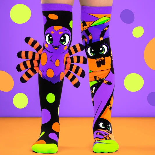 MADMIA Spooky Spider Socks – Хелоуин чорапи с 3D паяк