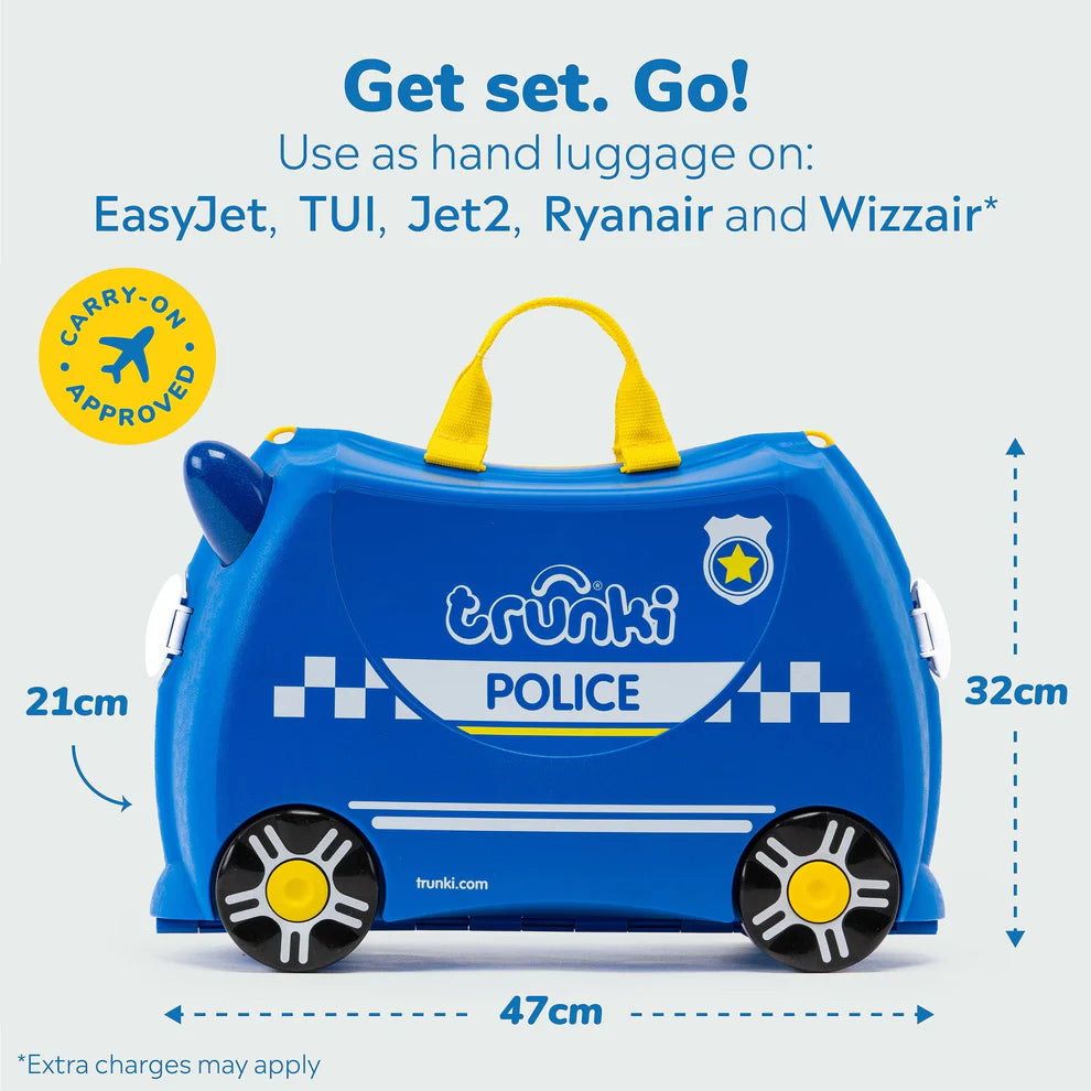 Детско Куфарче Percy Police Car Trunki