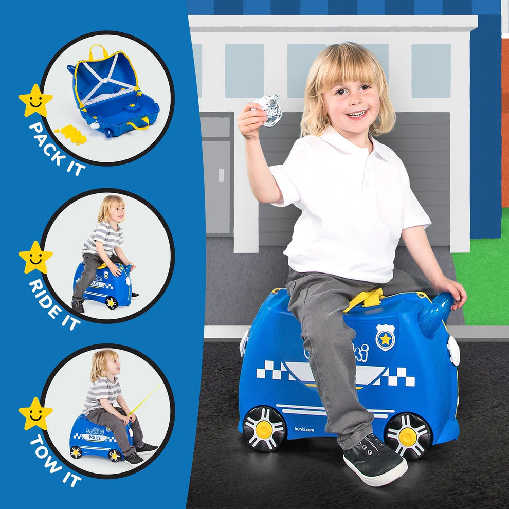 Детско Куфарче Percy Police Car Trunki