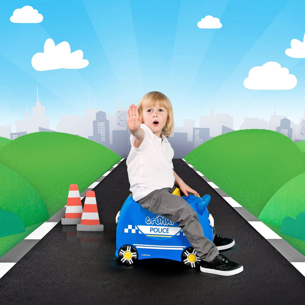 Детско Куфарче Percy Police Car Trunki