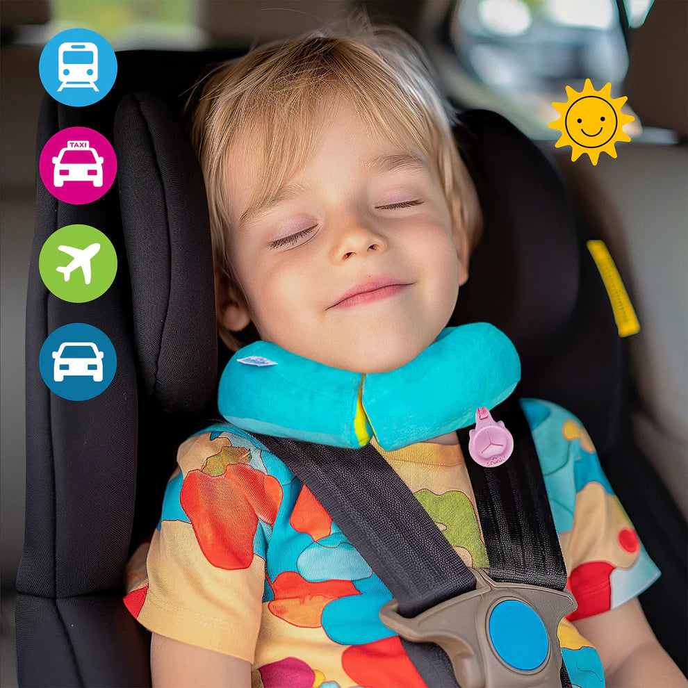 Възглавничка за Пътуване Yondi Turquoise Trunki