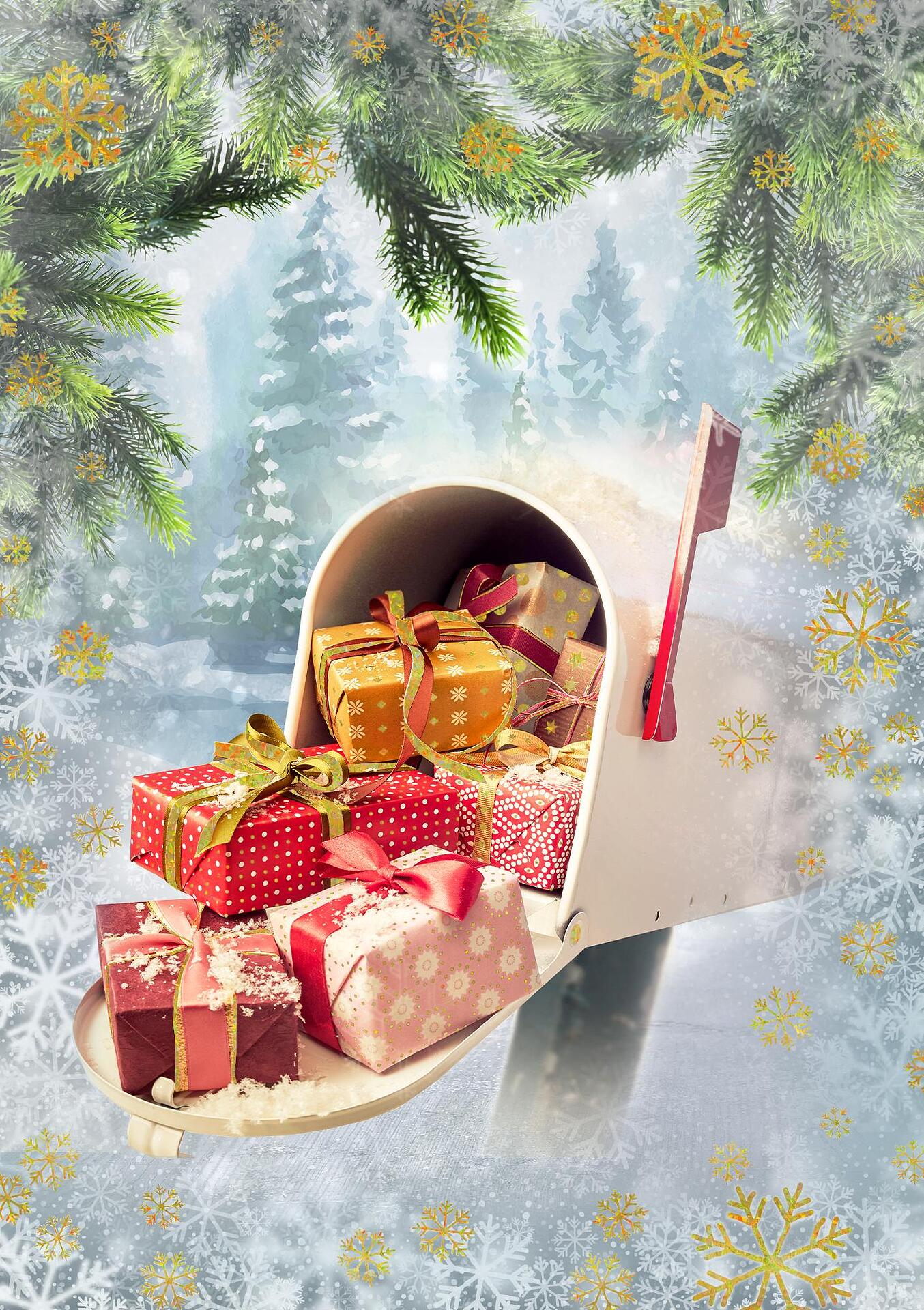 ARTIGE Поздравителна картичка, Пощенска кутия