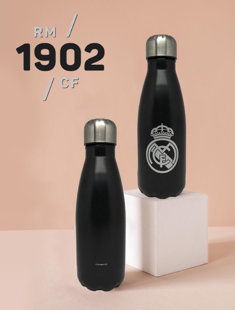 Метална бутилка Real Madrid Black 550 ml