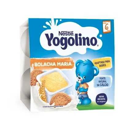Nestle Yogolino Млечен десерт, бисквита, от 6-ия месец, 4х 100 гр