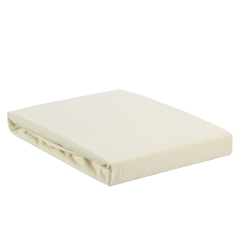 Долен чаршаф единичен ранфорс екрю