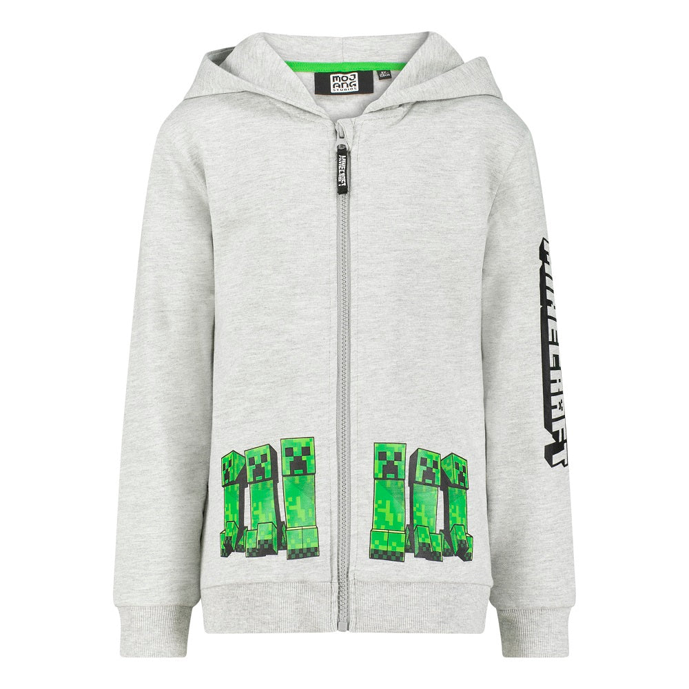 Суитчър с качулка Minecraft Creepers Gray, размер 128