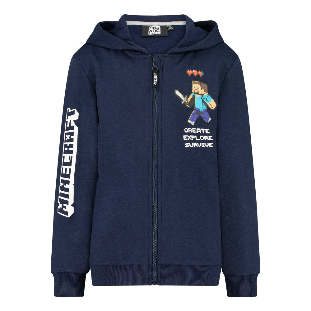 Суитчър с качулка Minecraft Create, explore, survive, размер 134