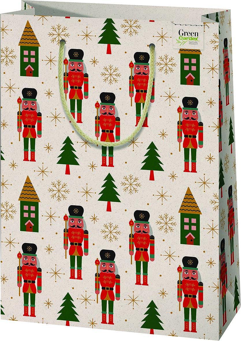 CARDEX Екологична подаръчна торбичка от трева Л 24х35 Лешникотрошачка