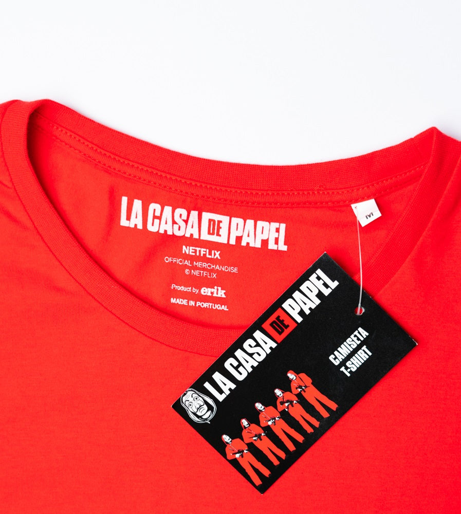 Тениска La Casa De Papel Mask за тийнейджъри и възрастни, размер L