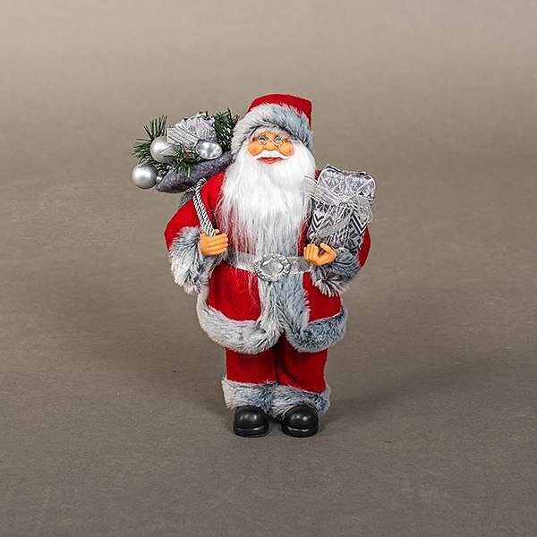 EUROLAMP Дядо Коледа, червен, 30см