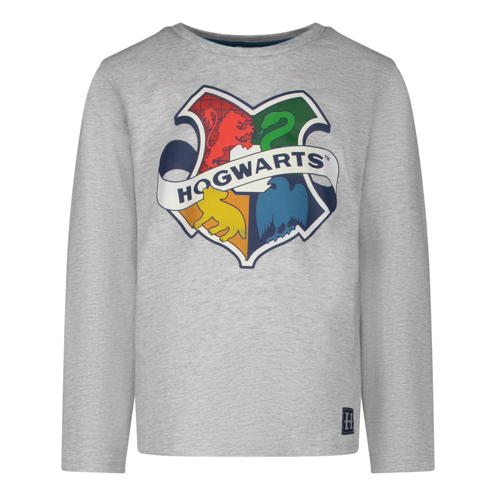 Блуза с дълъг ръкав Harry Potter Hogwarts Grey, размер 140